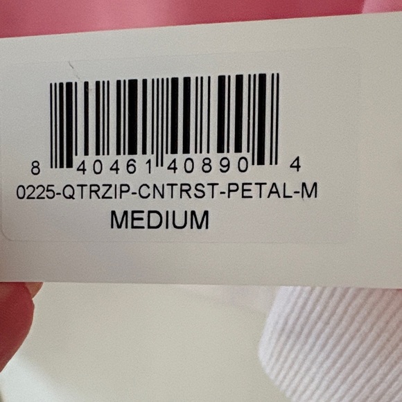 Simply Southern Pink and White Zip-Up Set - Picture 10 of 11